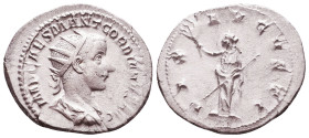 Gordian III. A.D. 238-244. AR antoninianus Reference: Condition: Very Fine

 Weight: 4 gr Diameter: 24 mm