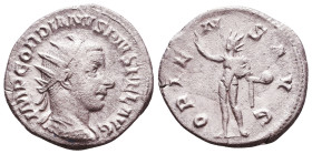 Gordian III. A.D. 238-244. AR antoninianus Reference: Condition: Very Fine

 Weight: 3,3 gr Diameter: 21,7 mm
