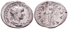 Gordian III. A.D. 238-244. AR antoninianus Reference: Condition: Very Fine

 Weight: 3,4 gr Diameter: 24 mm