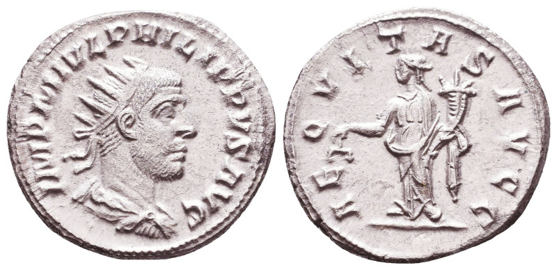 PHILIP. A.D. 244-247. AR antoninianus Reference: Condition: Very Fine

 Weight...
