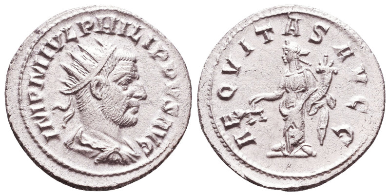 PHILIP. A.D. 244-247. AR antoninianus Reference: Condition: Very Fine

 Weight...