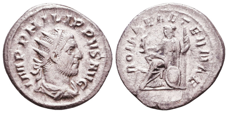 PHILIP. A.D. 244-247. AR antoninianus Reference: Condition: Very Fine

 Weight...