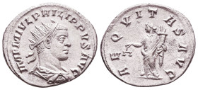 PHILIP. A.D. 244-247. AR antoninianus Reference: Condition: Very Fine

 Weight: 3,4 Diameter: 22,6