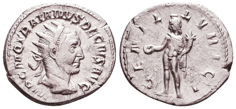 Trajan Decius. A.D. 249-251. AR antoninianus Reference: Condition: Very Fine

...