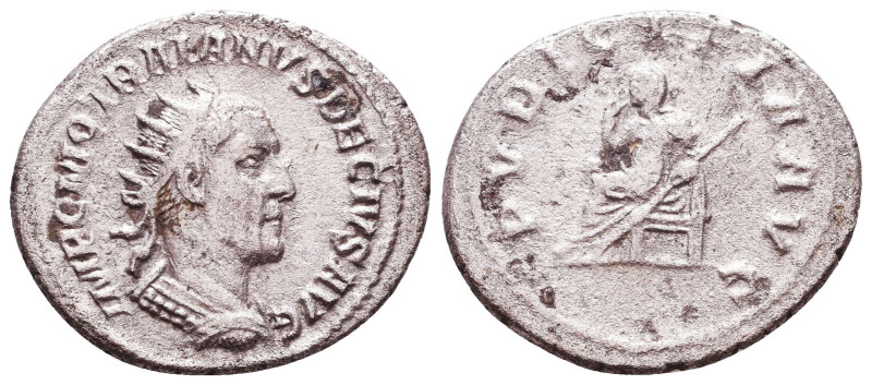 Trajan Decius. A.D. 249-251. AR antoninianus Reference: Condition: Very Fine

...