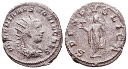 Valerian II. Caesar, A.D. 253-255. BI antoninianus Reference: Condition: Very Fine

 Weight: 3,1 Diameter: 22,2