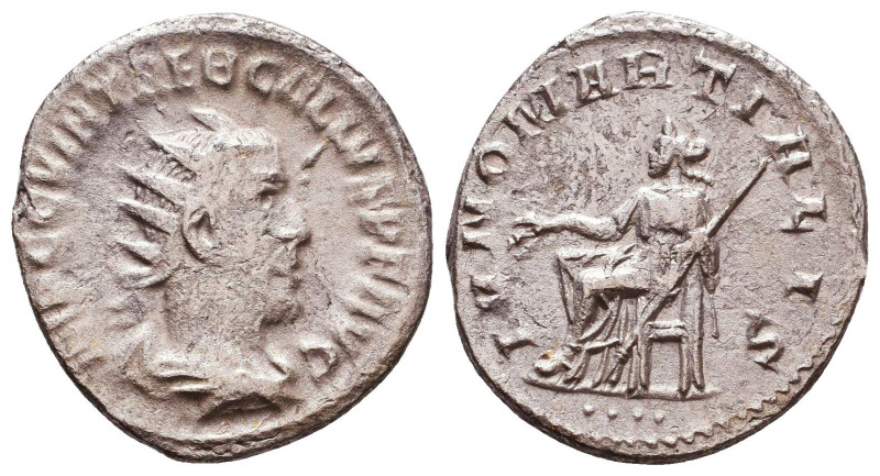 Trebonianus Gallus. A.D. 251-253. AR antoninianus Reference: Condition: Very Fin...