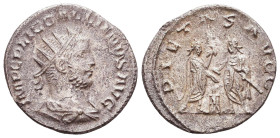 Gallienus. A.D. 253-268. AR antoninianus Reference: Condition: Very Fine

 Weight: 3,9gr Diameter: 21,5mm