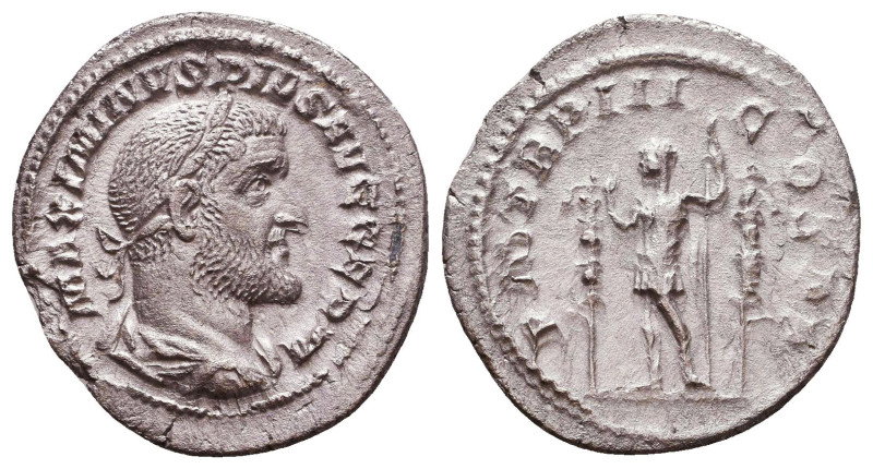 Maximinus I 'Thrax'. A.D. 235-238. AR denarius Reference: Condition: Very Fine
...