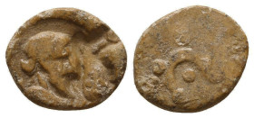 Lead Seals, 7th - 13th Centuries Reference: Condition: Very Fine

 Weight: 1,9gr Diameter: 11,9mm