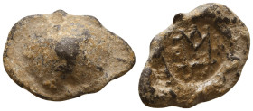 Lead Seals, 7th - 13th Centuries Reference: Condition: Very Fine

 Weight: 10,8gr Diameter: 26,6mm