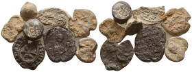 Lead Seals, 7th - 13th Centuries Reference: Condition: Very Fine

 Weight: 55,9gr Diameter: lot