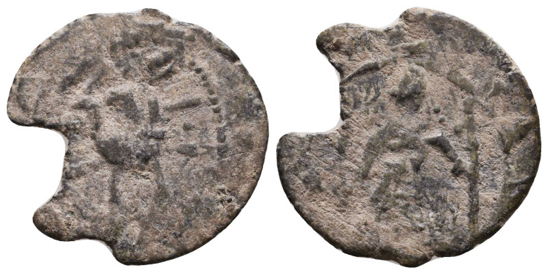 Medieval Coins, Crusaders Ae. Reference: Condition: Very Fine

 Weight: 2,7gr ...