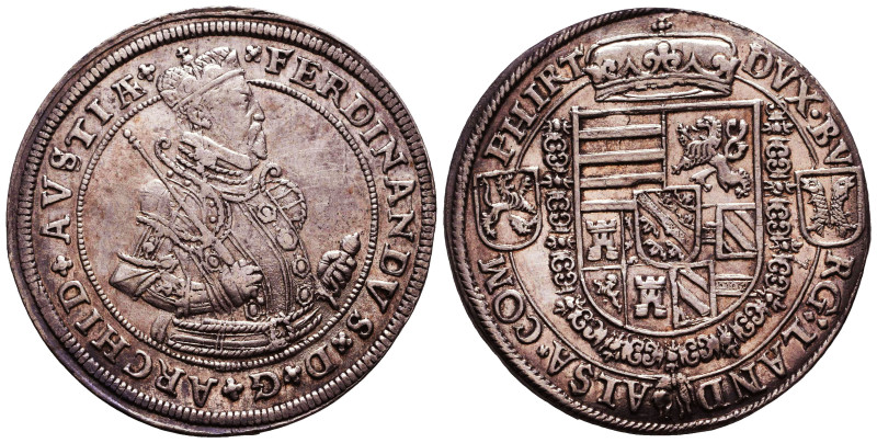 Ferdinand of Austria - (1564-1595). A/ FERDINAND D: G: ARCHID: AVSTRIAE. Crowned...