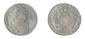 Holy Roman Empire, Franz I, 1745–1765. Taler, 1761 PR, Gunzburg mint 27.72g (KM2038; Dav. 1153).

Nice details, a couple of die breaks, light corrosio...