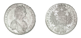 Holy Roman Empire, Maria Theresia, 1740-1780. Taler, 1763, Hall mint, 28.00g (KM1816; Dav. 1121).

Strong details and lustre, especially on the revers...