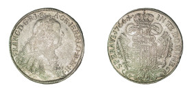 Holy Roman Empire, Franz I, 1745–1765. Taler, 1764 IZV, Vienna mint, 28.16g (KM2039; Dav. 1154).

Lustrous example with very nice details and some str...