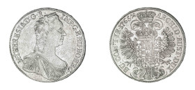Holy Roman Empire, Maria Theresia, 1740-1780. Taler, 1765, Hall mint, 28.00g (KM1799; Dav. 1122).

Strong details with very light adjustment marks and...