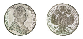 Holy Roman Empire, Maria Theresia, 1740-1780. Taler, 1774, signature I.C.-F.A., Vienna mint, 28.00g (KM 1866.1; Dav. 1116)

Extraordinary lustrous spe...