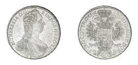 Austrian States, Gunzburg (Burgau), Maria Theresia, 1740-1780. Taler, 1765 G-SC, Gunzburg mint, 28.06g (KM15; Dav. 1147).

Excellent details, some lig...