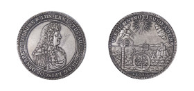 German States, Brunswick-Luneburg-Calenbrg, Ernst August, 1679-1698. 2 (Double) Taler, 1680 RB, Zellerfeld mint (KM-A269; Dav. LS-233).

Strong detail...