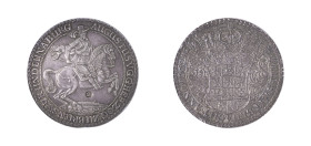 German States, Brunswick-Wolfenbuttel, August II, 1635-1666. 2 (Double) Taler, 1662 HS, Goslar mint, Henning Schluter as mintmaster and value with sta...