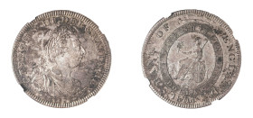 Great Britain, George III, 1760-1820. Bank Dollar of 5 Shillings, 1804, Birmingham (Soho) mint (KM-TN1; S-3768).

Very strong details, uneven old cabi...