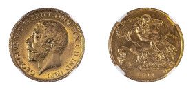Great Britain, George V, 1910-1936. AV Proof 1/2 Sovereign, 1911, London mint (KM819; S-4006; Fr. 405).

Fantastic proof with deep mirror-like surface...