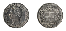 Greece, King Otto, 1832-1862. Drachma, 1851, Second Type, old bust, Vienna mint, 4.41g (KM35; Divo 13).

Excellent portrait and details with grey toni...
