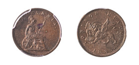 Ionian Islands, British Administration, 1809-1863. Lepton, 1835, (KM34).

Brown patina with much red color scattered on both sides and sharp details. ...
