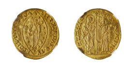 Italian States, Venice, Alvise Mocenigo IV, 1763-1778. AV Zecchino, ND, (KM-C71; Paolucci 13; Fr. 1421).

Attractive golden tone with strong details, ...
