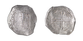 Mexico, Philip IV, 1621-1665. Cob 8 Reales, ND (1634-1665) Mo P, Mexico City mint, assayer P (KM45).

Nice details with mintmarks quite visible despit...
