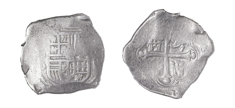 Mexico, Philip IV, 1621-1665. Cob 8 Reales, ND (1634-1665) Mo P, Mexico City min...