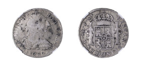 Mexico, Charles IV, 1788-1808. 8 Reales, 1789 Mo P, Mexico City mint, assayer P (KM107).

An attractive specimen for the grade.  Graded Fine Details, ...