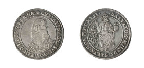 Sweden, Christina, 1632-1654. Riksdaler, M•DC•XLII (1642 AG), Sala and Stockholm mint, 28.78g (KM187; Dav. 4525).

Outstanding details for issue and a...
