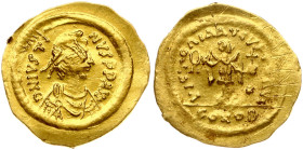 Byzantine Empire Tremissis  ND Justin II