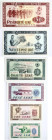 Albania 1 Lek - 50 Leke 1976 SET Lot of 6 Banknotes
