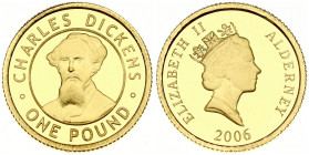 Alderney 1 Pound 2006 Charles Dickens