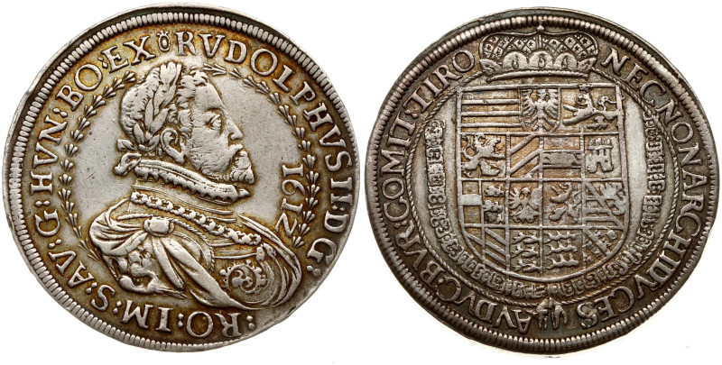 Holy Roman Empire, Tyrol. Rudolf II (1576-1612). Taler 1612, Hall. Silver 28.26 ...
