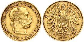 Austria 10 Corona 1897