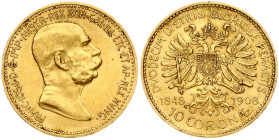Austria 10 Corona 1908 60 Years of Reign