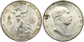 Austria 5 Corona 1908 Reign