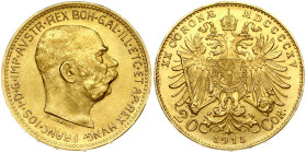 Austria 20 Corona 1915 Restrike