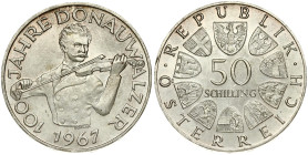 Austria 50 Schilling 1967 Centennial of the Blue Danube Waltz