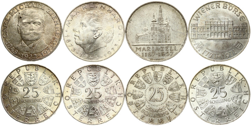 Austria 25 Schilling (1957-1973) Commemorative issue. Mariazell Basilica - 8th C...