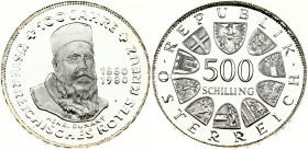 Austria 500 Schilling 1980 100th Anniversary of Austrian Red Cross
