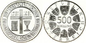 Austria 500 Schilling 1981 200th Anniversary of Religious Tolerance
