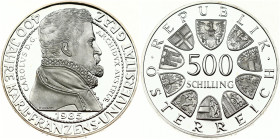 Austria 500 Schilling 1985 400th Anniversary - Graz University