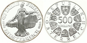 Austria 500 Schilling 1985 40 Years of Peace in Austria