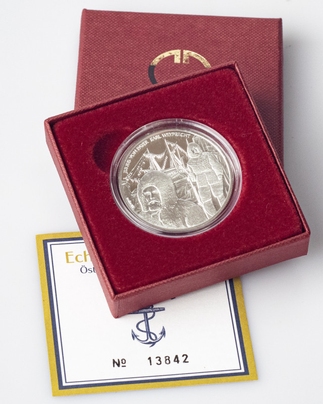 Austria 20 Euro 2005 Tegetthoff. Austrian Navy and Merchant Marine Series - Expe...